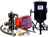 Пескоструйный аппарат PST-100 с фильтром, КПДУ twin 20 п.м.